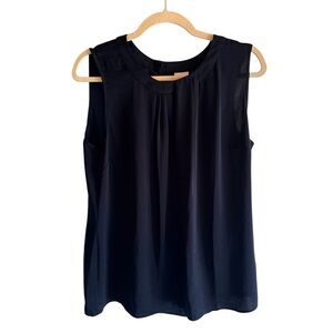 CAbi Sleeveless Black Women's Blouse Style 3788 in Navy Size M